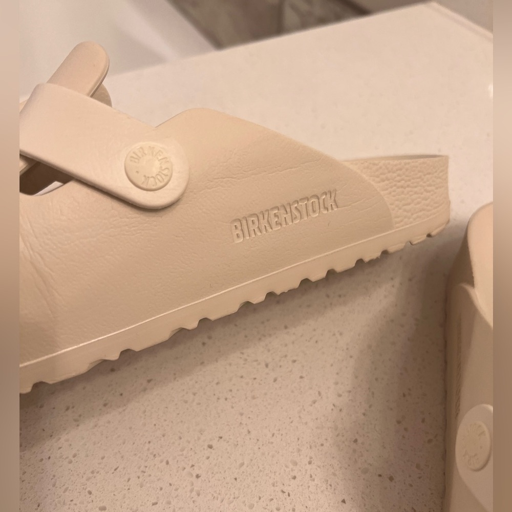 Birkenstock Boston White Clogs - Picture 2 of 3